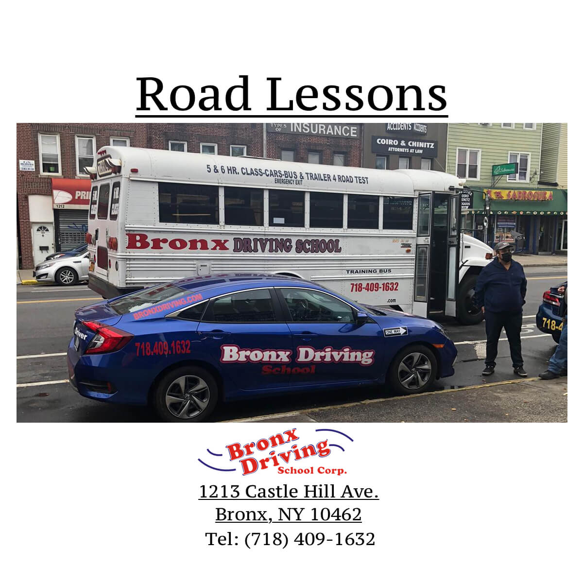 Bronx Driving School Road Lessons