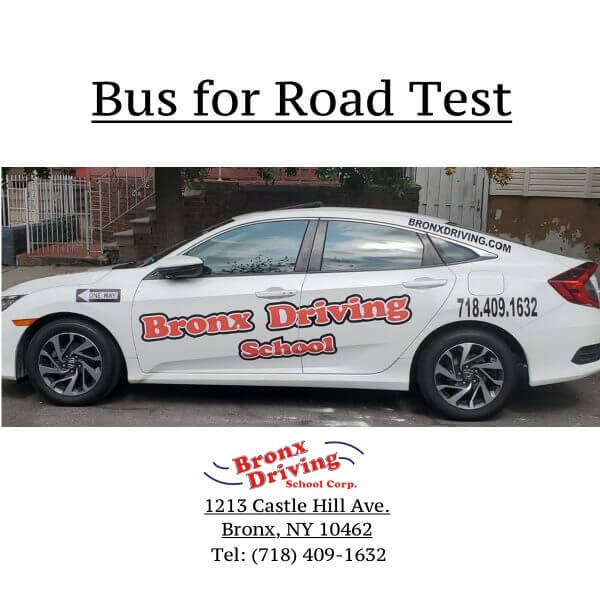 Bronx Driving School Bus for Road Test
