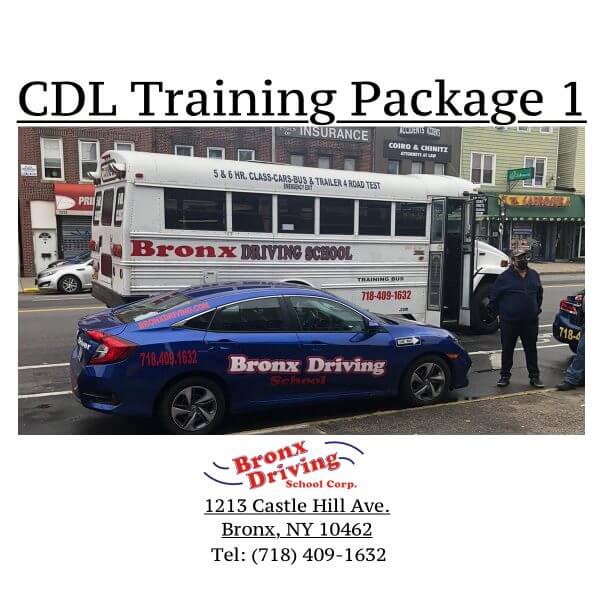 Bronx Driving School CDL Training Package 1